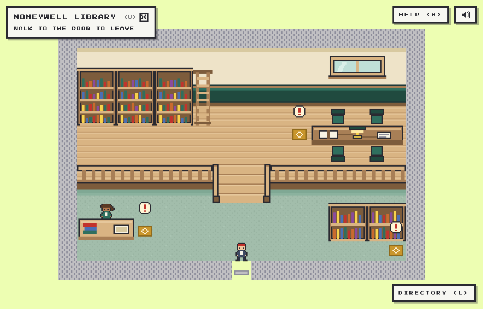 Inside Moneywell Library, where free UK money services are signposted.